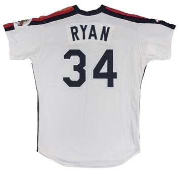 1986 Nolan Ryan Game Used Houston Astros Alternate Jersey (MEARS)
